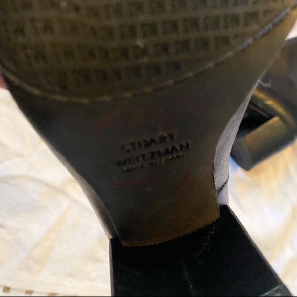 Stuart Weitzman | Heel Leather Ankle Boot - Picture 5 of 5